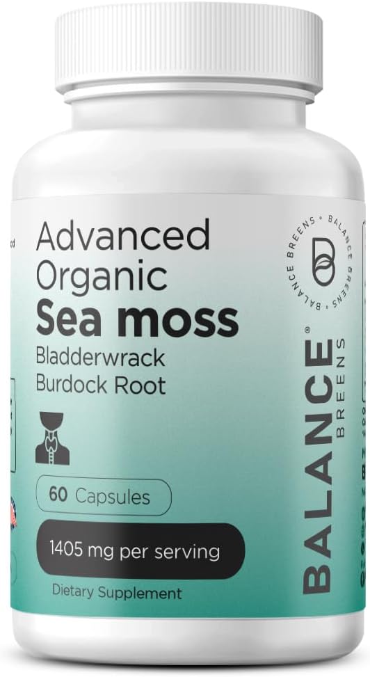 Alpha GPC Choline Supplement + Irish Sea Moss Combo - Balancebreens Balance Breens 600mg Formula