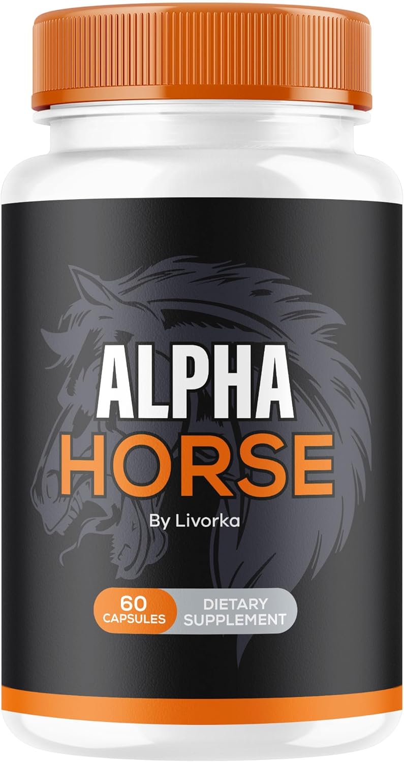 Alpha Horse All Natural Premium Formula Supplement Support - 60 Capsules