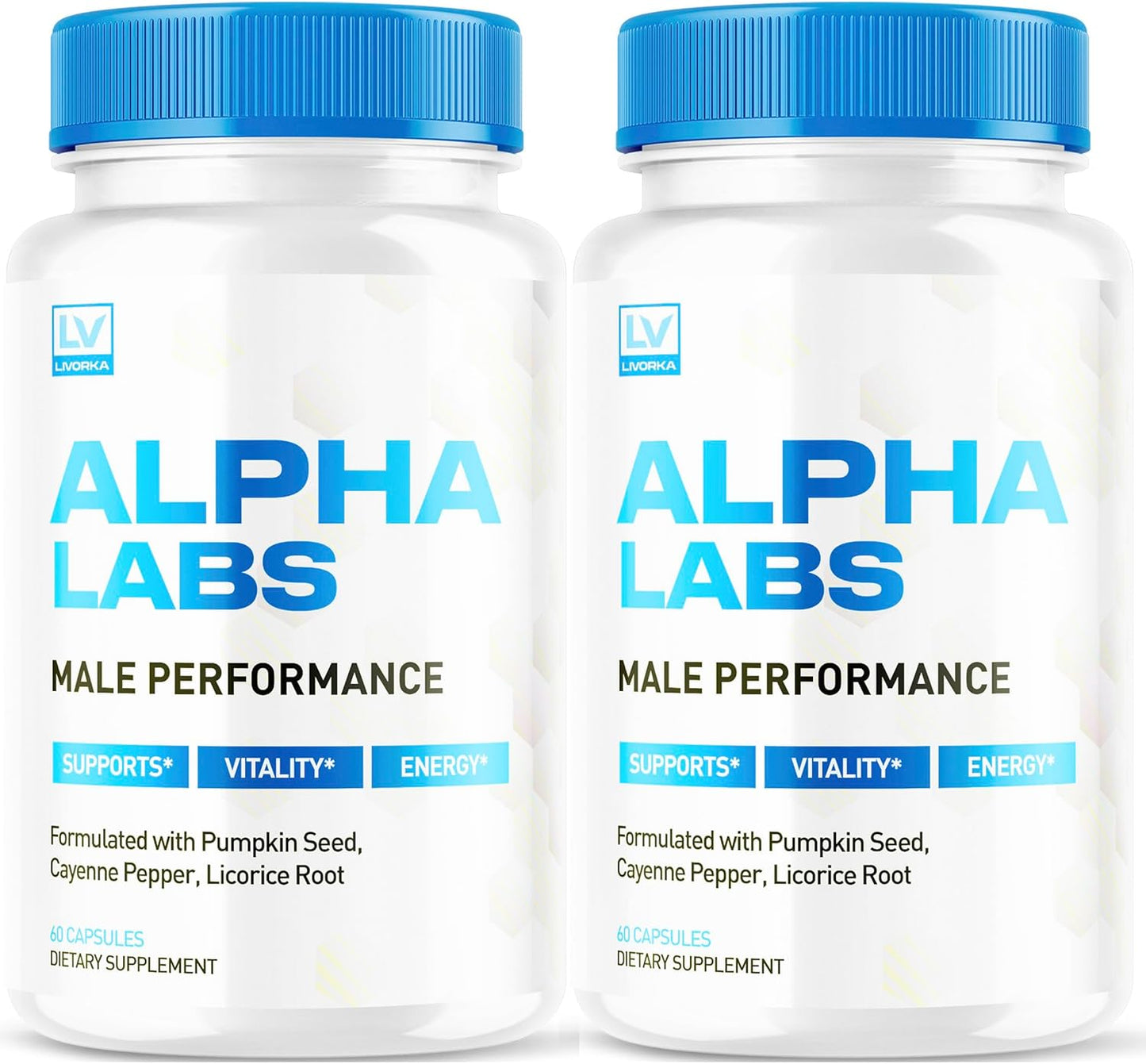 Alpha Labs Max Performance Capsules (2 Pack) - Advanced Formula for Strength and Energy - 120 Capsules for 2 Months
