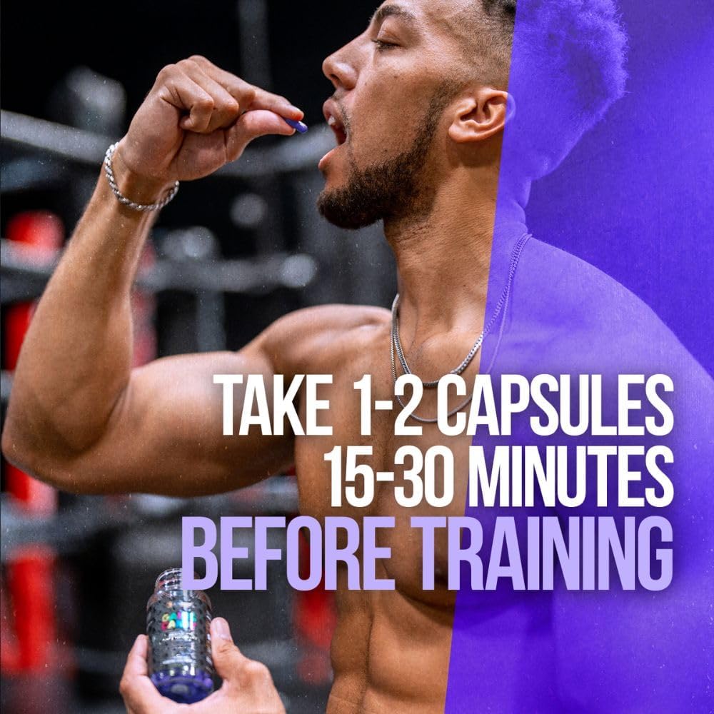 Alpha Lion Gains Candy: Nitric Oxide Booster for Muscle Pump & Mental Focus - 60 Capsules