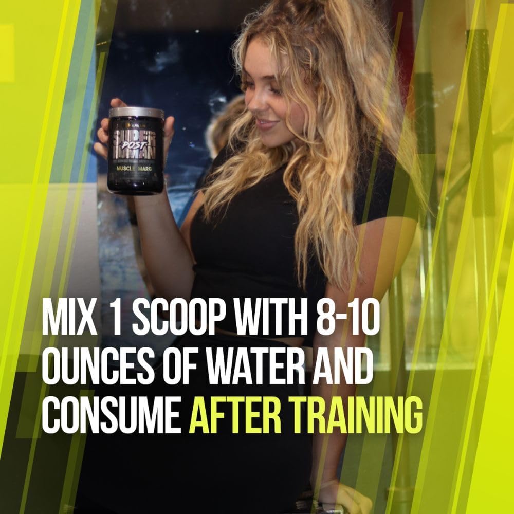 Alpha Lion Superhuman Post Workout Powder - Muscle Builder Drink with Creatine Monohydrate for Lean Muscle Growth, Strength & Volume - Supplement for Women & Men (25 Servings, Muscle Marg)