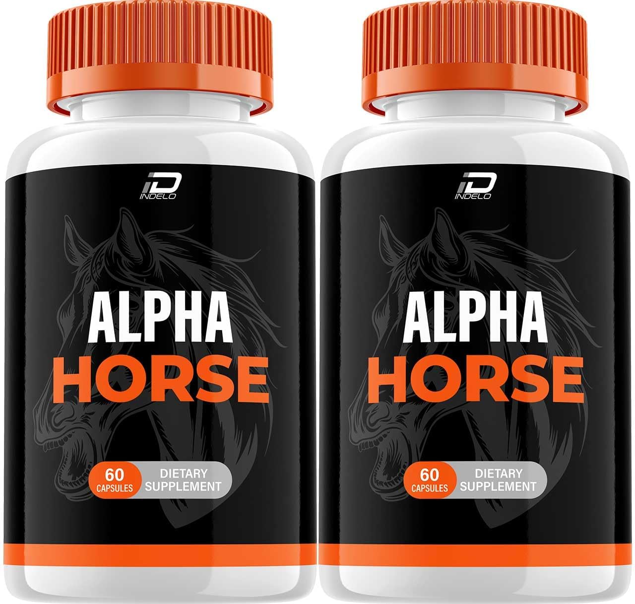 AlphaHorse Men's Vitamin Complex Capsules - 2 Pack (120 Capsules) - Official Dietary Supplement Formula for Natural Support