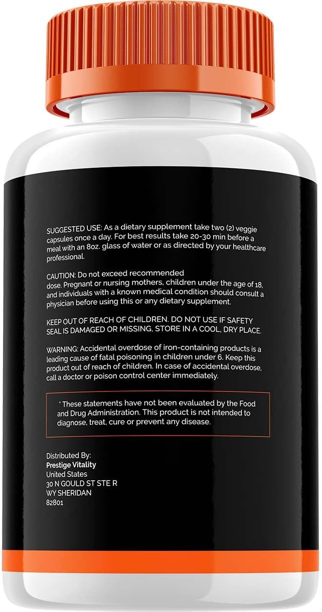 AlphaHorse Men's Vitamin Complex Capsules - 2 Pack (120 Capsules) - Official Dietary Supplement Formula for Natural Support