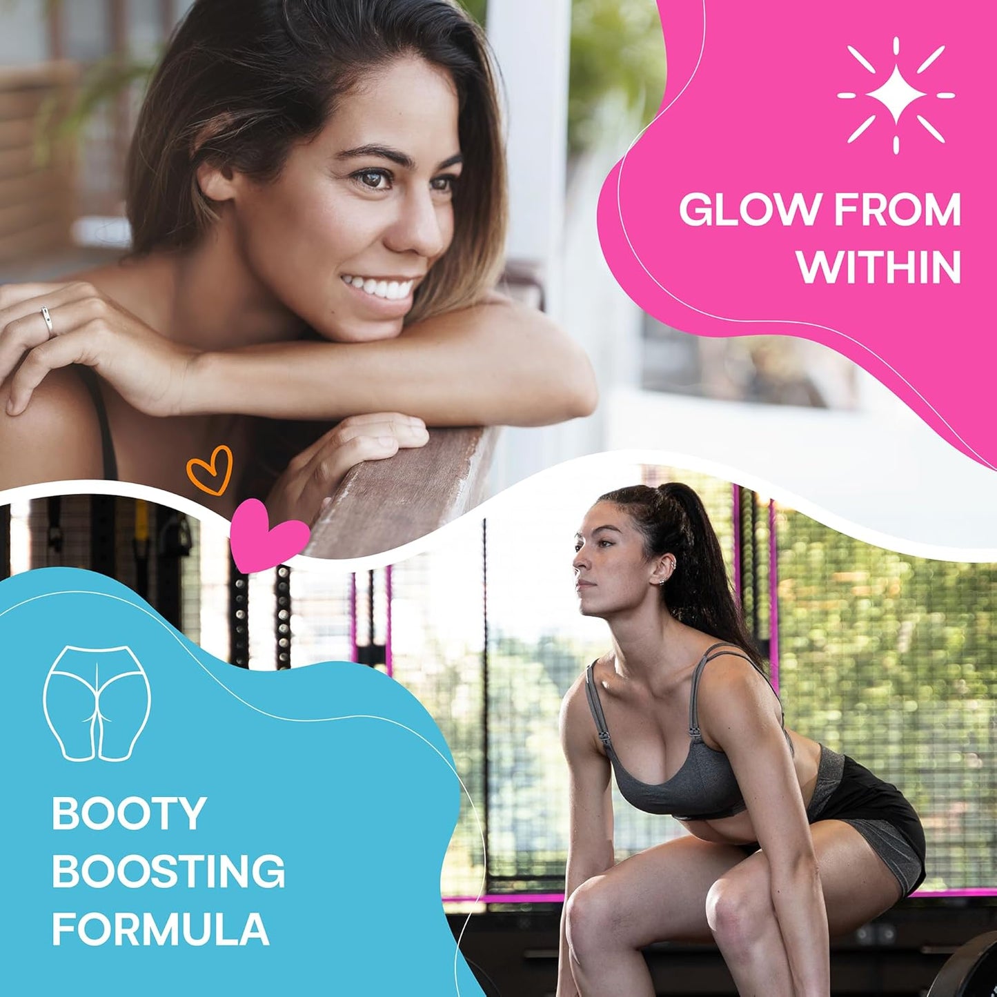 Amatemas Glute & Glow Creatine Elixir for Women - Supports Hair Growth, Strong Nails, and Skin Glow - Horchata Flavor