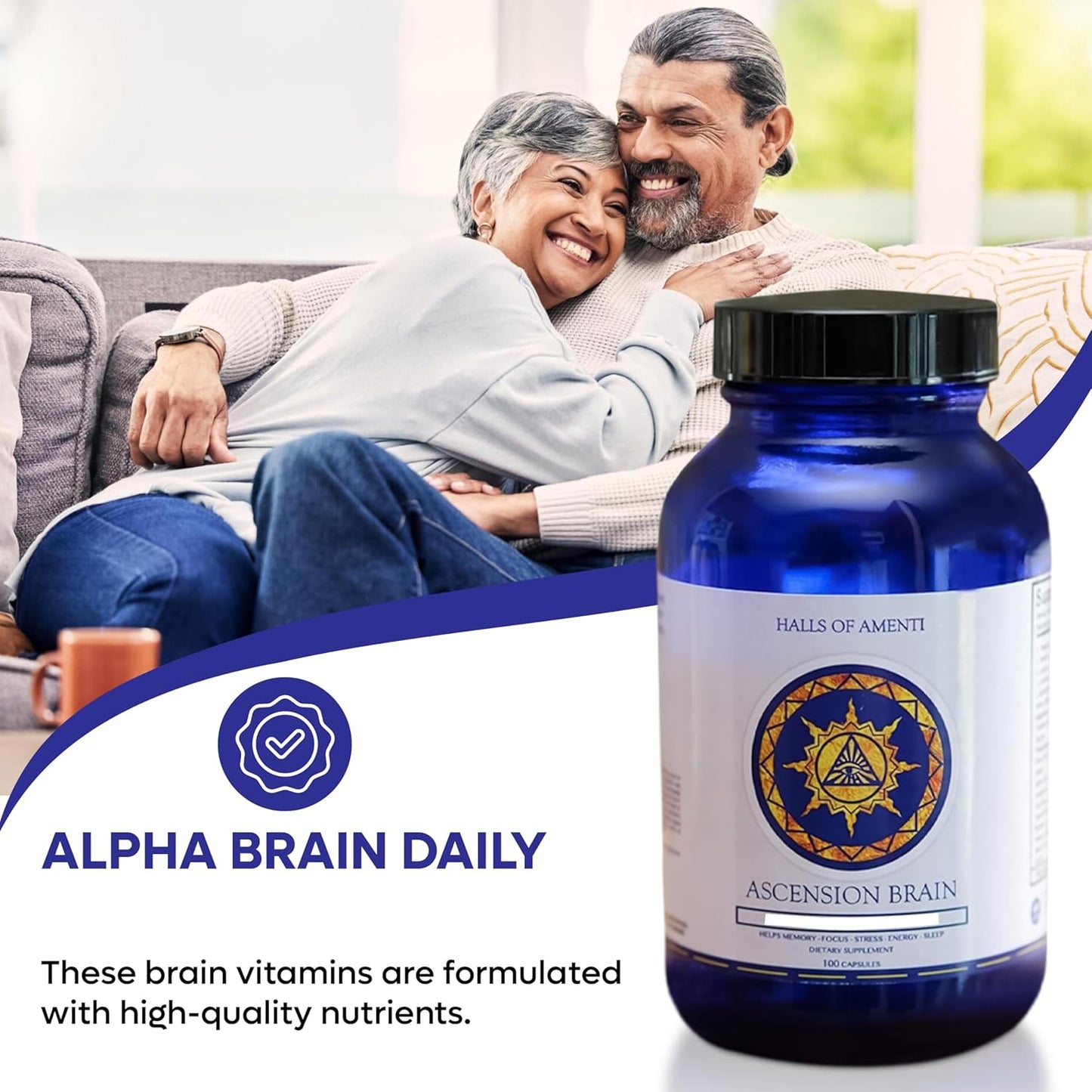 Amenti Ascension Brain Health Supplement - 100 Capsules