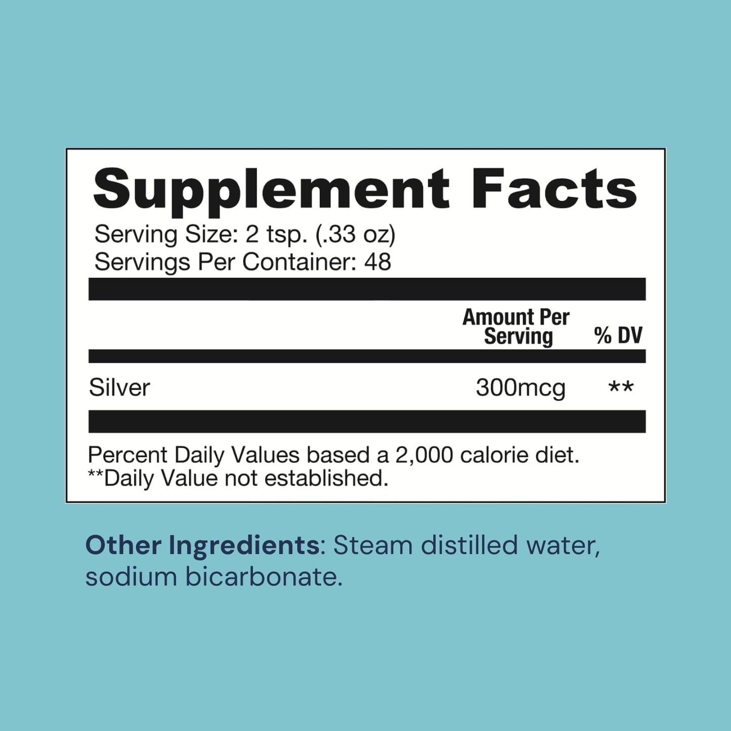 Ameo Life Colloidal Silver Liquid - 30ppm Structured Silver Water for Immune & Gut Support - 16 oz x 2 Packs