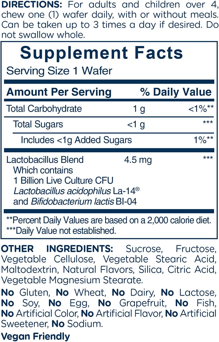 AMERICAN HEALTH Strawberry Acidophilus Chewable Tablets - 1 Billion Live Cultures for Digestive & Immune Health - 60 Count