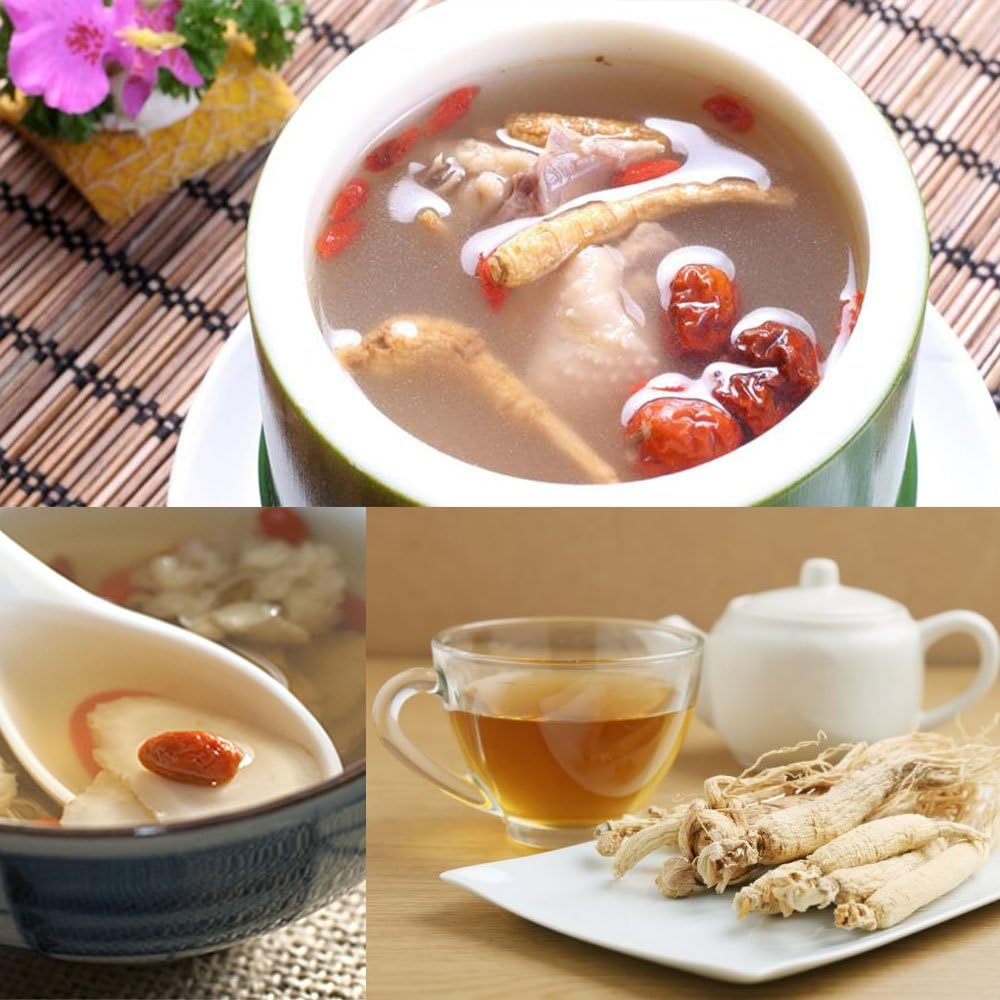 American Wisconsin Ginseng Super Long Jumbo Root 4oz - Boost Performance & Mental Health for Men & Women with Zen Ginseng