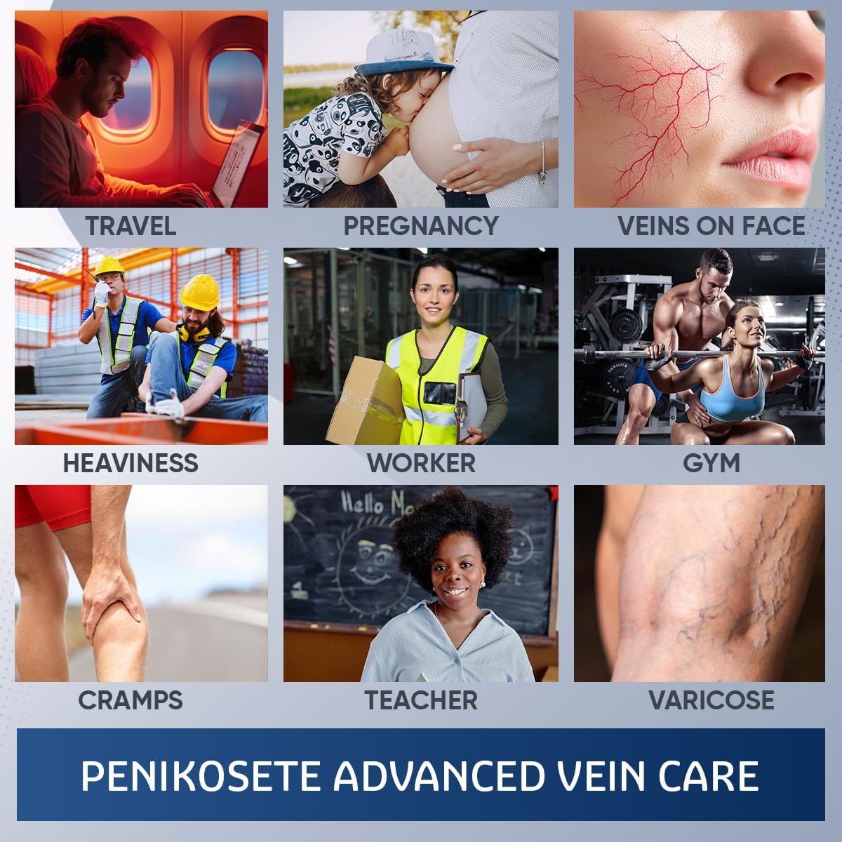 America's First Ashwagandha Cream and Ayurvedic Tablets Kit for Vein Care, Varicose Veins, and Circulation Boost