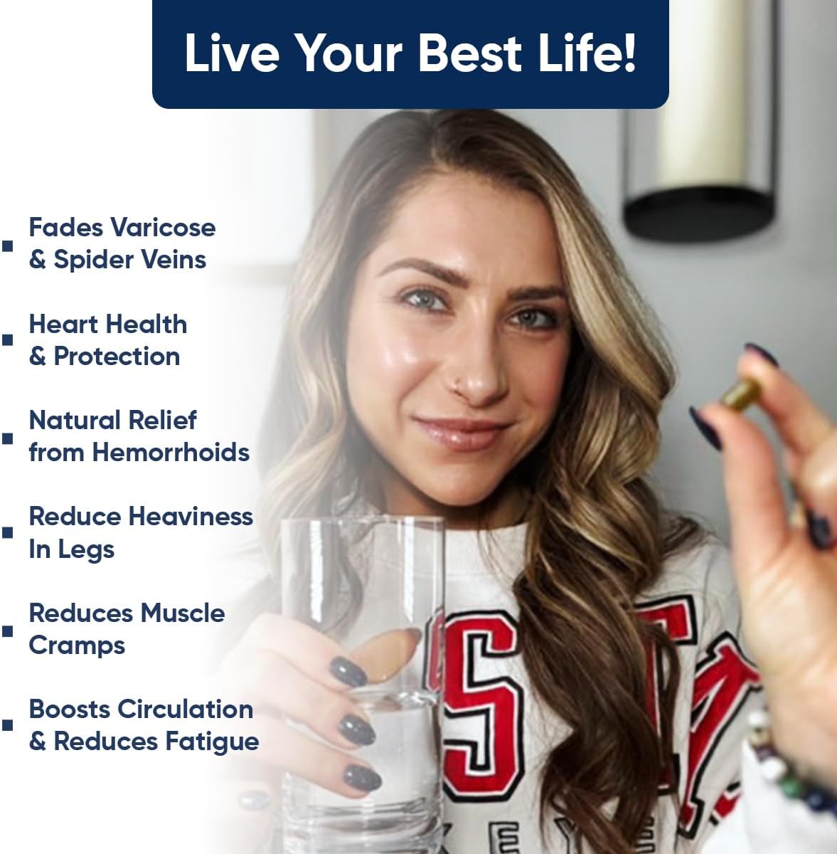 America's First Ashwagandha Cream and Ayurvedic Tablets Kit for Vein Care, Varicose Veins, and Circulation Boost