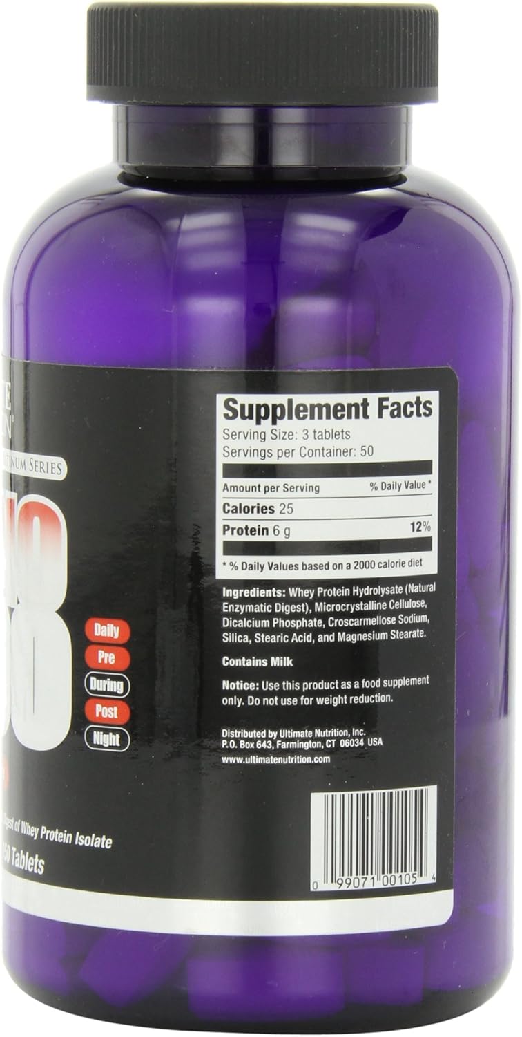 Amino Acid Supplements with L-Leucine, L-Isoleucine, and L-Valine, 2000mg, 150 Tablets for Ultimate Nutrition