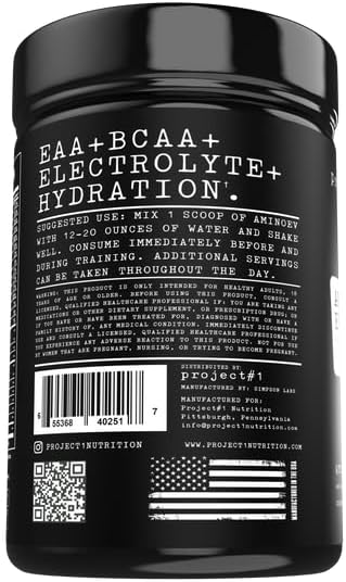 AminoEVolution Muscle Support & Recovery Powder - BCAAs, EAAs, Electrolytes - Keto Friendly Energy Boost - Pre & Post Workout - RocketPop - 30 Servings