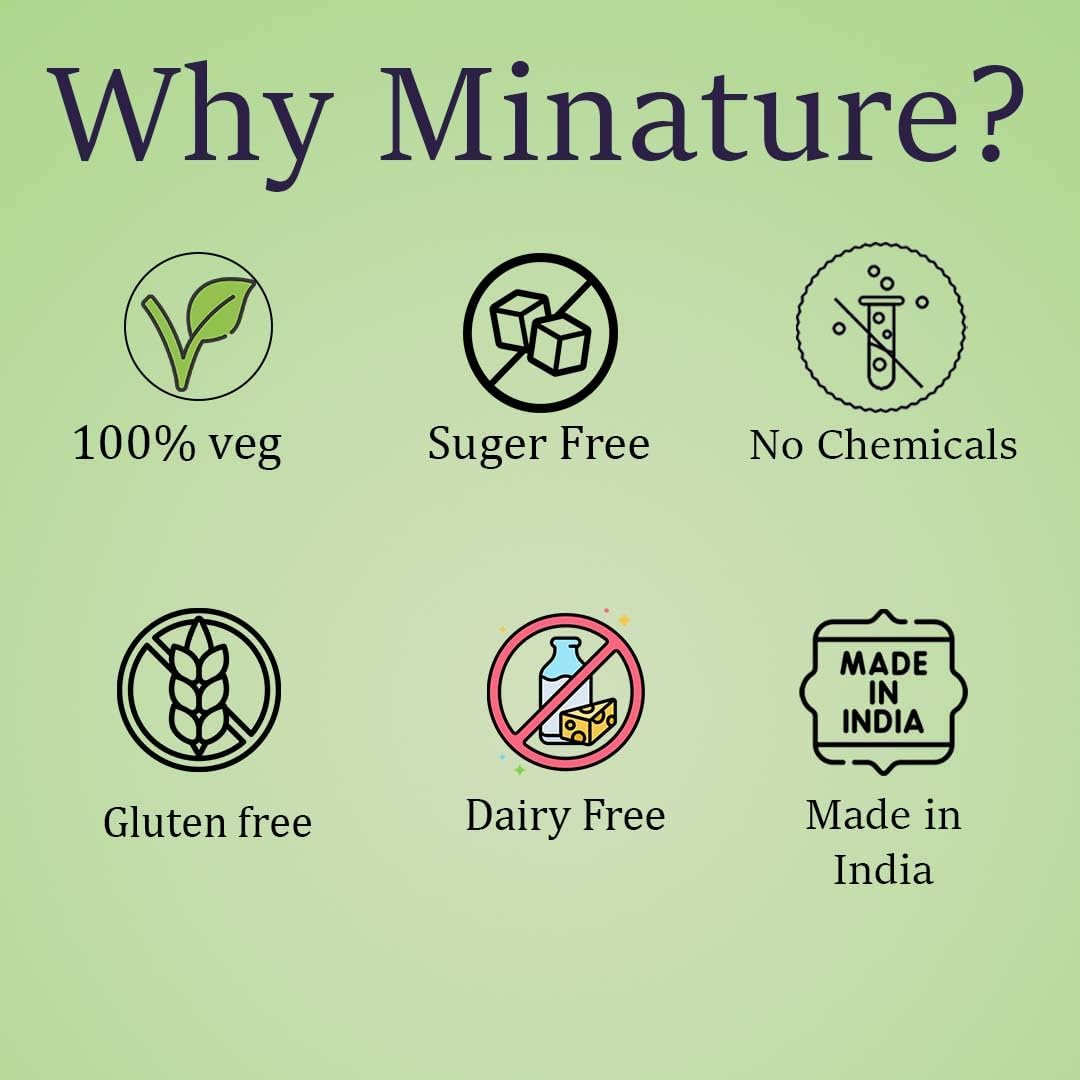 Amla Fruit Powder Capsules by mi Nature - 60 Vegan Capsules, 500mg - Pure & Natural Indian Gooseberry Supplement - Gluten-Free - Made in India