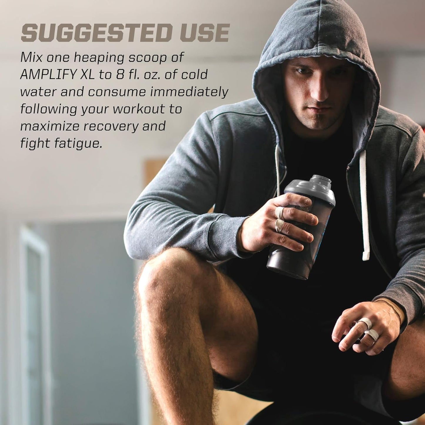 Amplify XL Premium Whey Protein Supplement with Glutamine, Superfood Blend for Muscle Recovery - Double Chocolate Explosion (24 Servings)