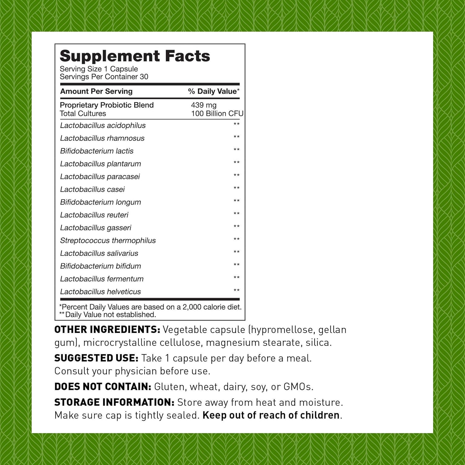 Amy Myers MD 100 Billion CFU Probiotics Capsules for Women & Men - Doctor Approved Strains for Healthy Digestion - 30 Day Supply - Gut Microbiome Support