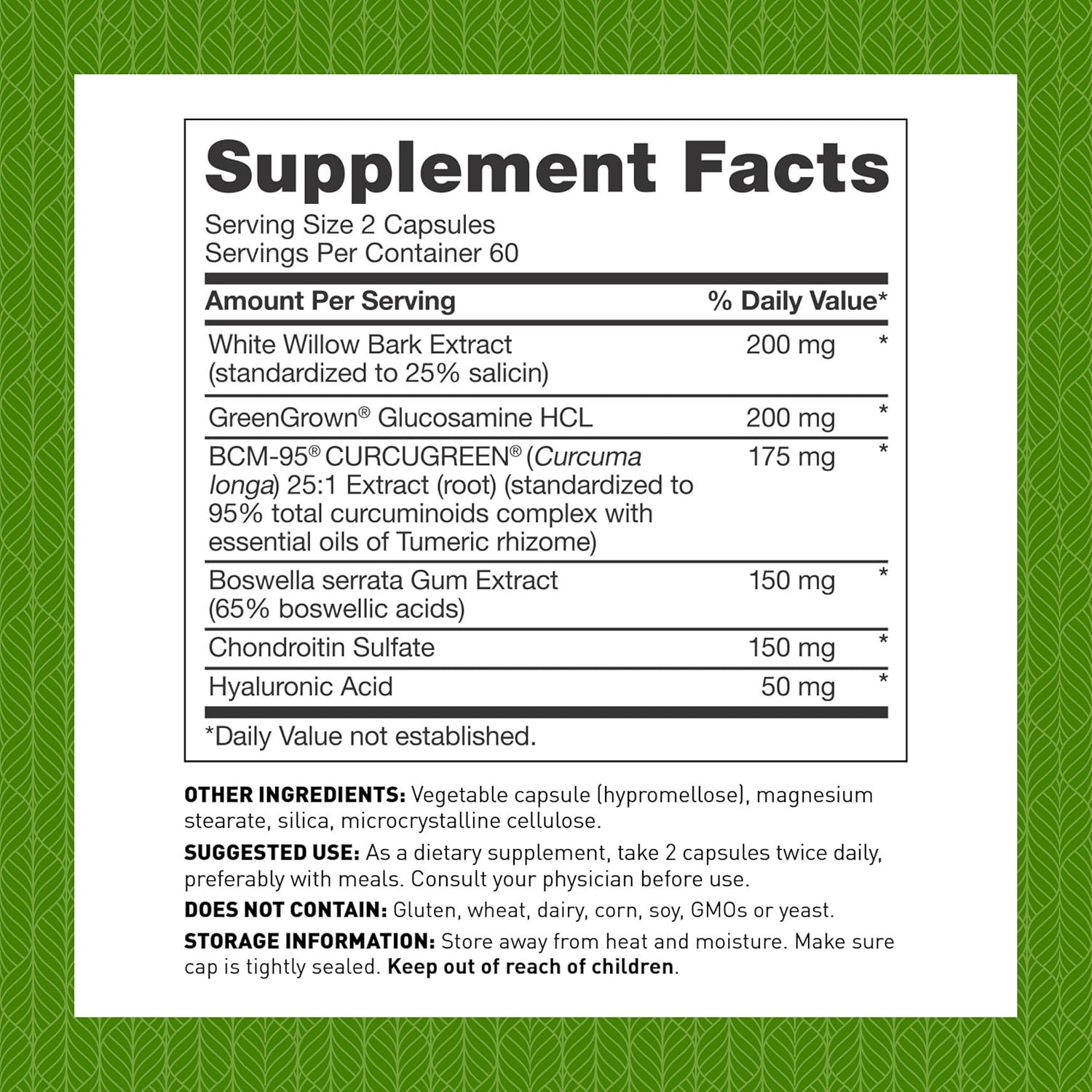 Amy Myers MD Dr Amy Myers SynoComplete Health Support Supplement - Glucosamine HCL + Chondroitin Turmeric - Contains Boswellia Serrata, BCM-95 Turmeric Extract, Hyaluronic Acid - 120 Capsules