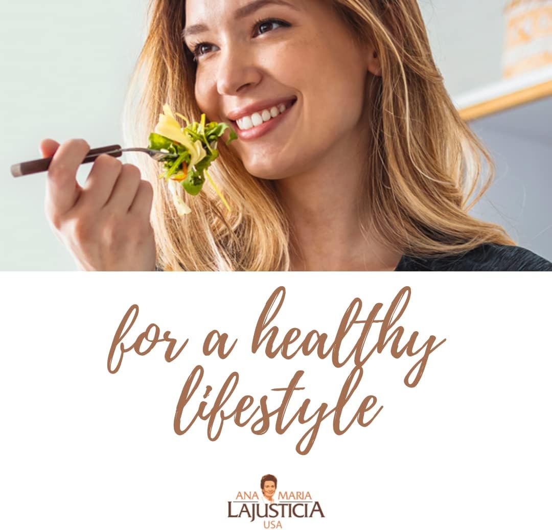 Ana Maria Lajusticia Evening Primrose Oil + Vitamin E Soft Capsules - 80 Pack, 1000mg - Gluten, Lactose, and Sugar Free - All Natural Supplement