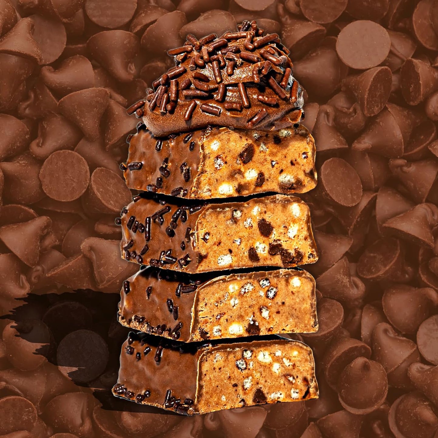 Anabar Triple Chocolate Wasted Protein Bar - High Protein, Delicious, No Sugar Alcohols (12 Bars)