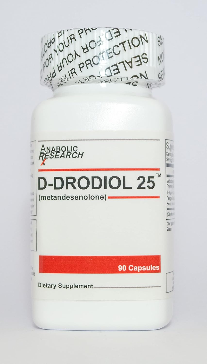 Anabolic Research D-Drodiol 25 Supplement - Boost Muscle Mass, Strength, and Power - 30 Day Supply