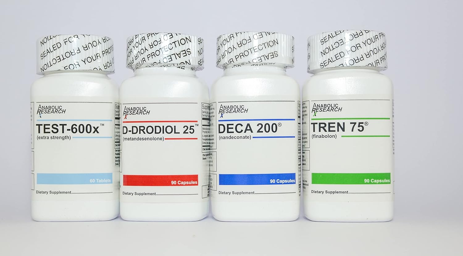 Anabolic Research Mass Stack - Test-600x, D-drodiol 25, Deca 200, Tren 75 - 30 Day Supply
