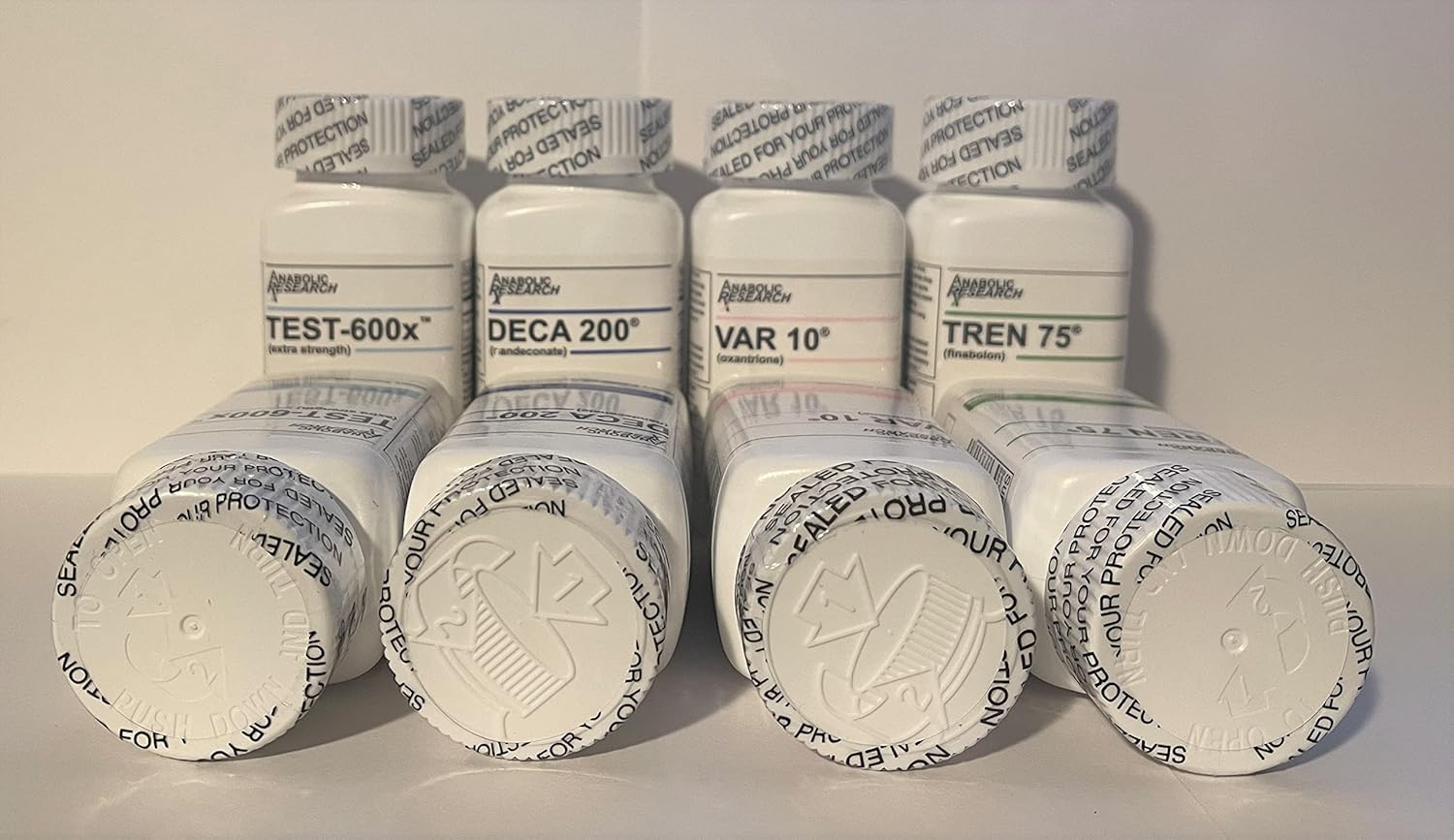 Anabolic Research Power Stack +Plus for Test Support - Test-600x, Deca 200, VAR 10, Tren 75 - 2 Month Supply