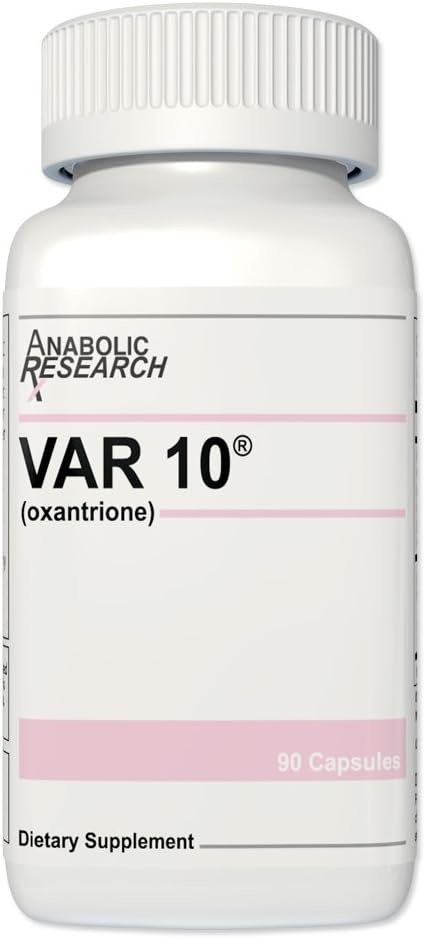 Anabolic Research VAR 10 Testosterone Support Supplement for Speed & Strength - Lean Muscle Builder - 30 Day Supply