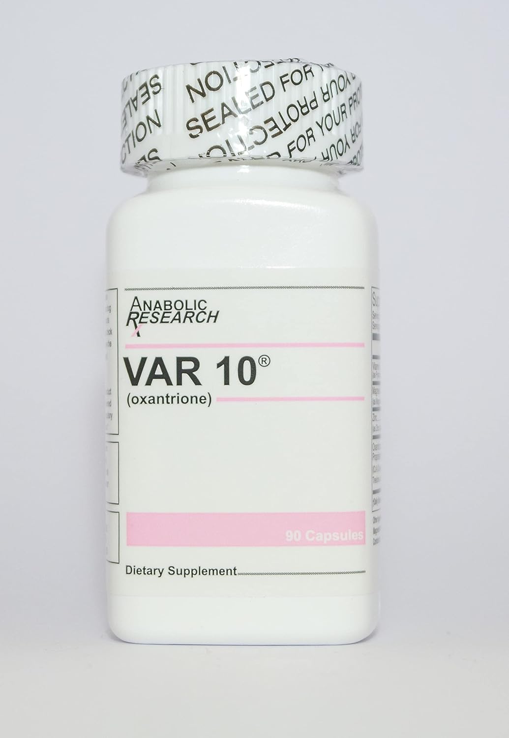 Anabolic Research VAR 10 Testosterone Support Supplement for Speed & Strength - Lean Muscle Builder - 30 Day Supply