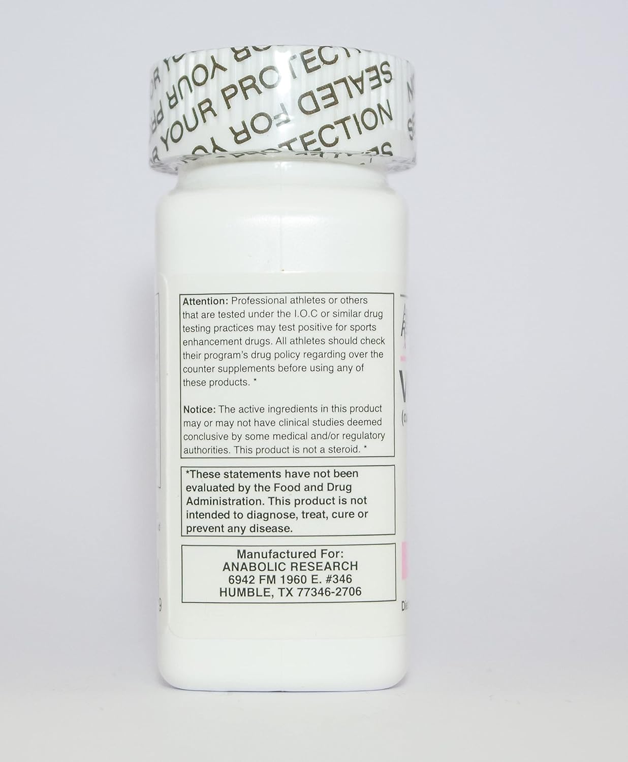 Anabolic Research VAR 10 Testosterone Support Supplement for Speed & Strength - Lean Muscle Builder - 30 Day Supply