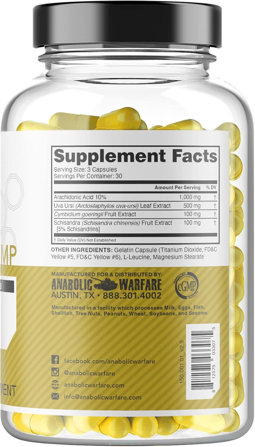 Anabolic Warfare Anabolic Pump - 90 Capsules, Advanced Formula for Muscle Pumps and Nutrient Delivery