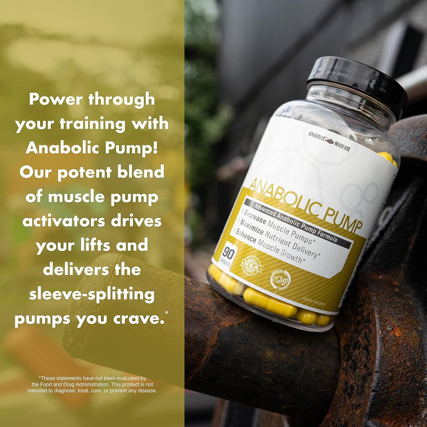 Anabolic Warfare Anabolic Pump - 90 Capsules, Advanced Formula for Muscle Pumps and Nutrient Delivery