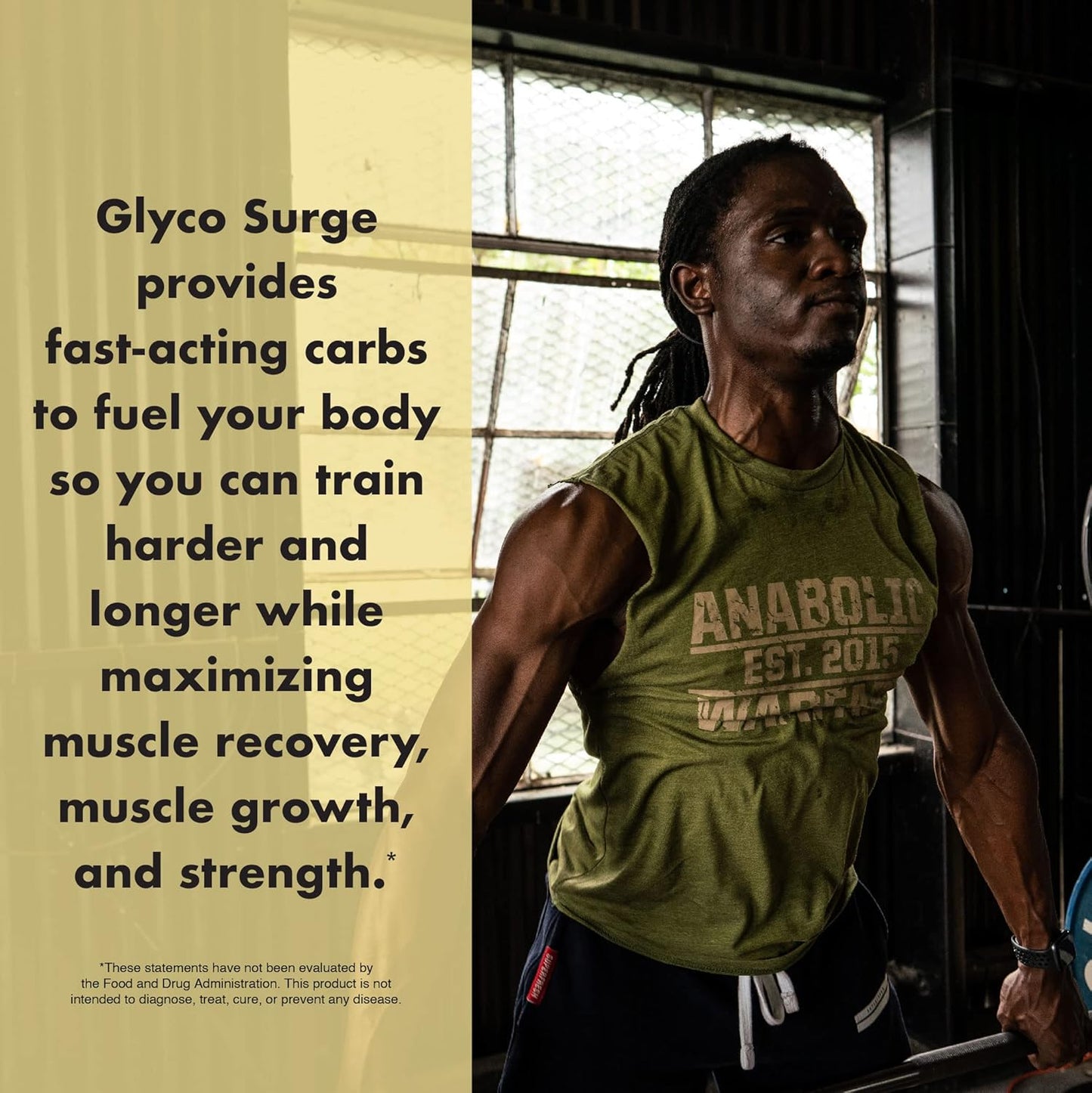 Anabolic Warfare Glyco Surge: Performance Carbs for Lean Muscle Growth and Recovery - Natural Supplement (40 Servings)*