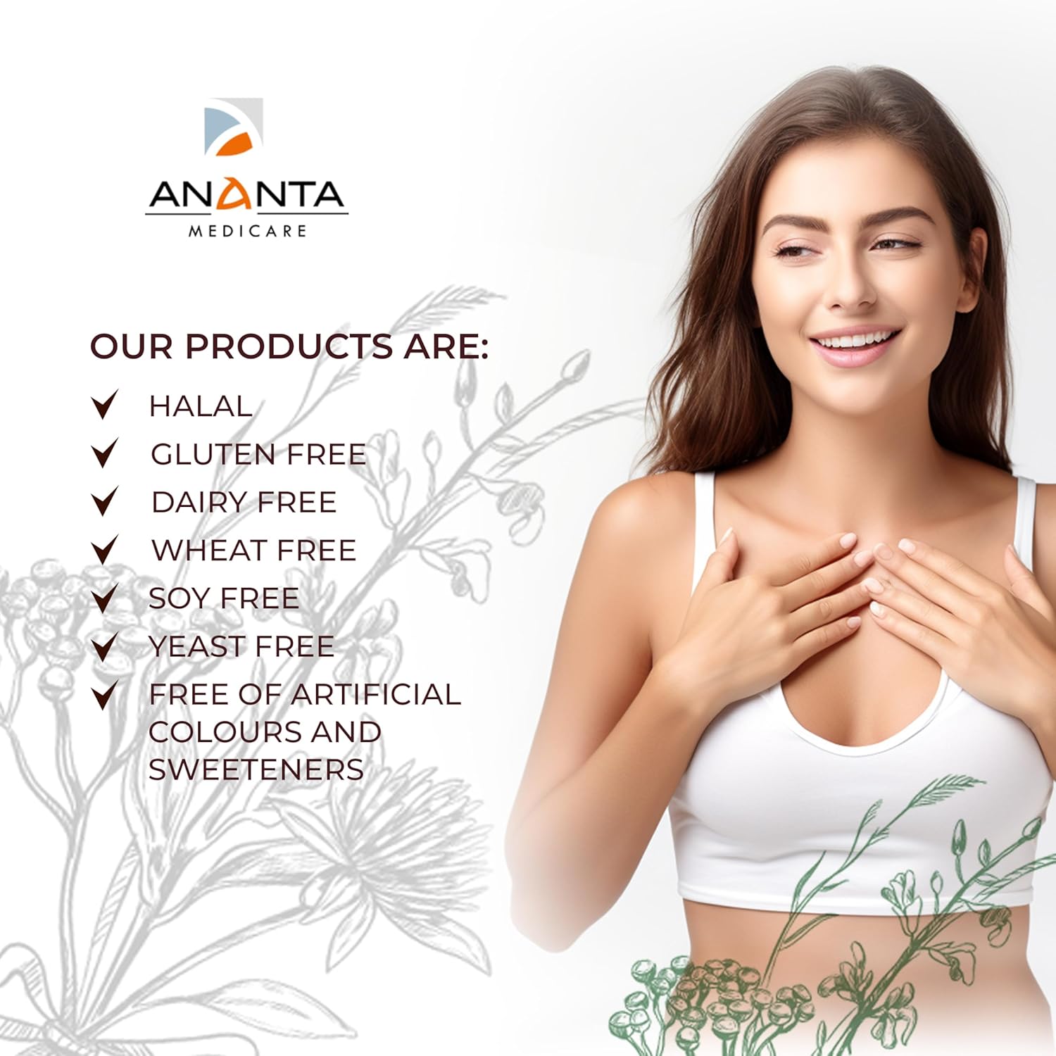 Ananta Medicare FEMIMENS Herbal Dietary Supplement 120 Capsules for PMS Symptom Relief