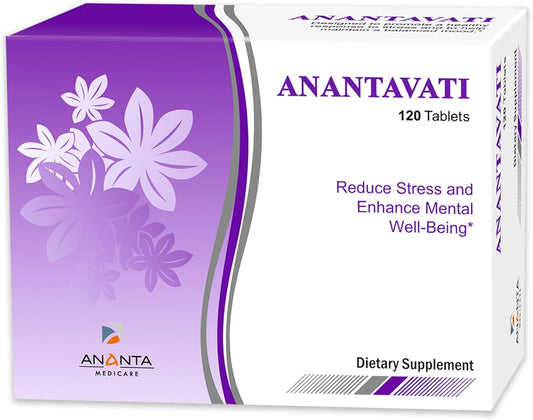 Ananta Medicare USA Anantavati Sleep Supplement - Powerful Bacopa for Deep Sleep & Stress Relief - 120 Vegetarian Tablets