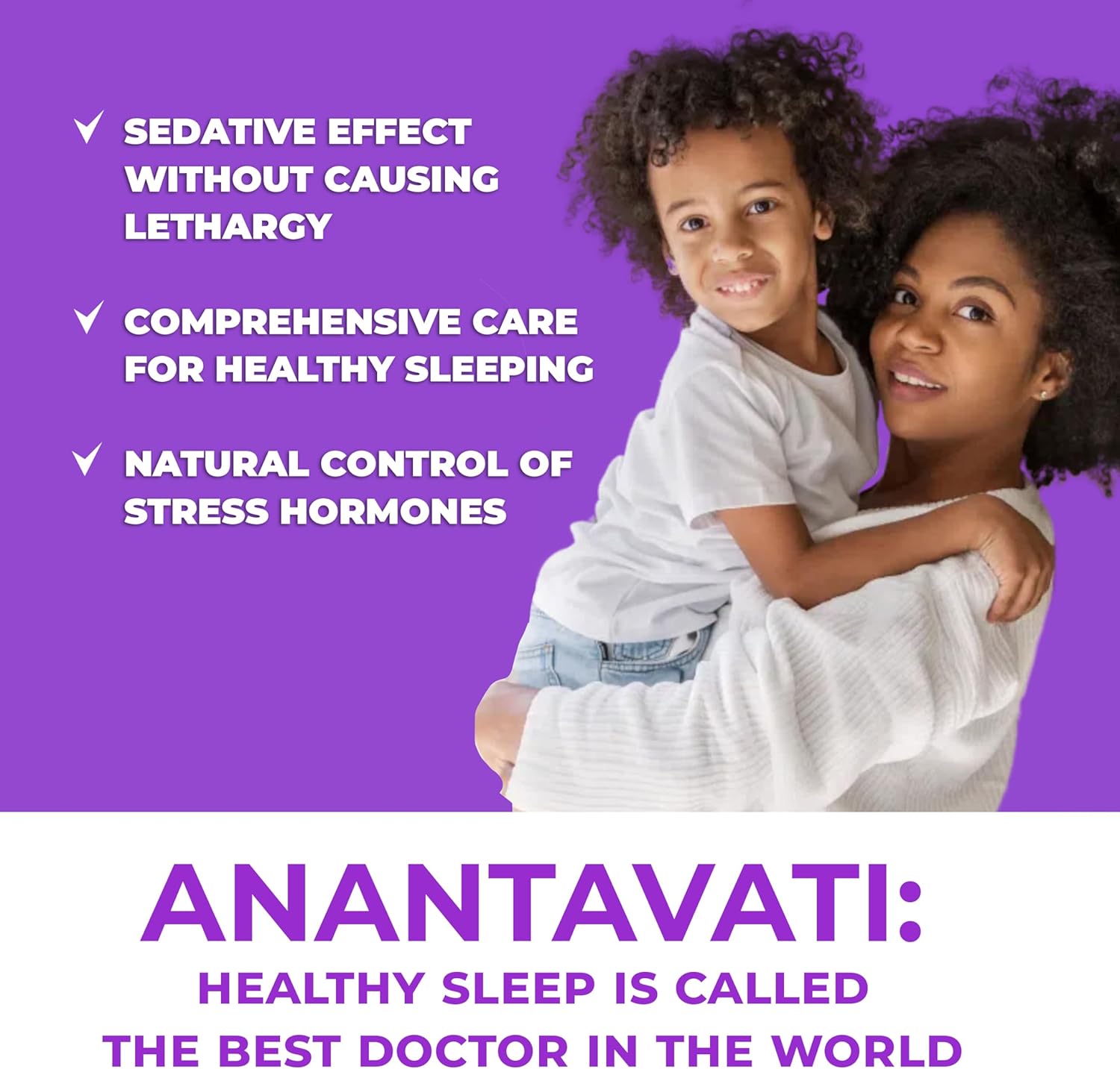 Ananta Medicare USA Anantavati Sleep Supplement - Powerful Bacopa for Deep Sleep & Stress Relief - 120 Vegetarian Tablets