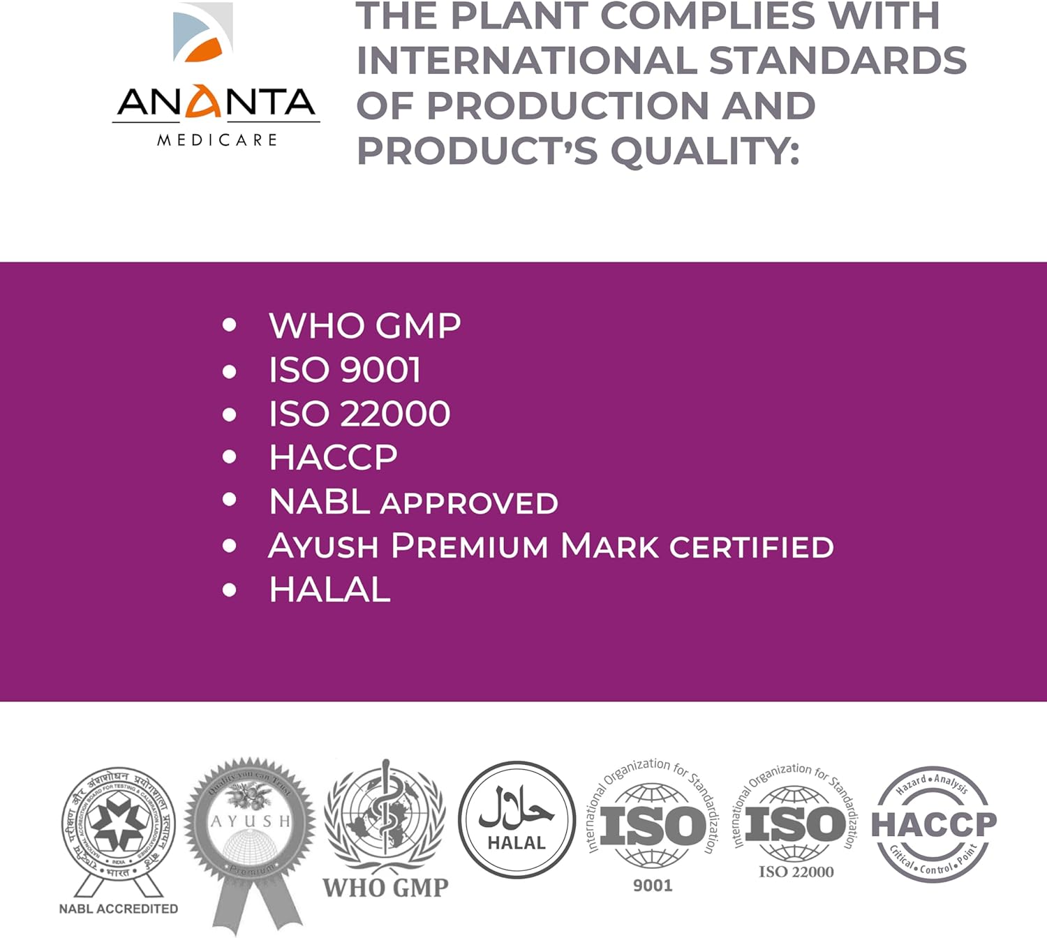 Ananta Medicare USA Anantavati Sleep Supplement - Powerful Bacopa for Deep Sleep & Stress Relief - 120 Vegetarian Tablets