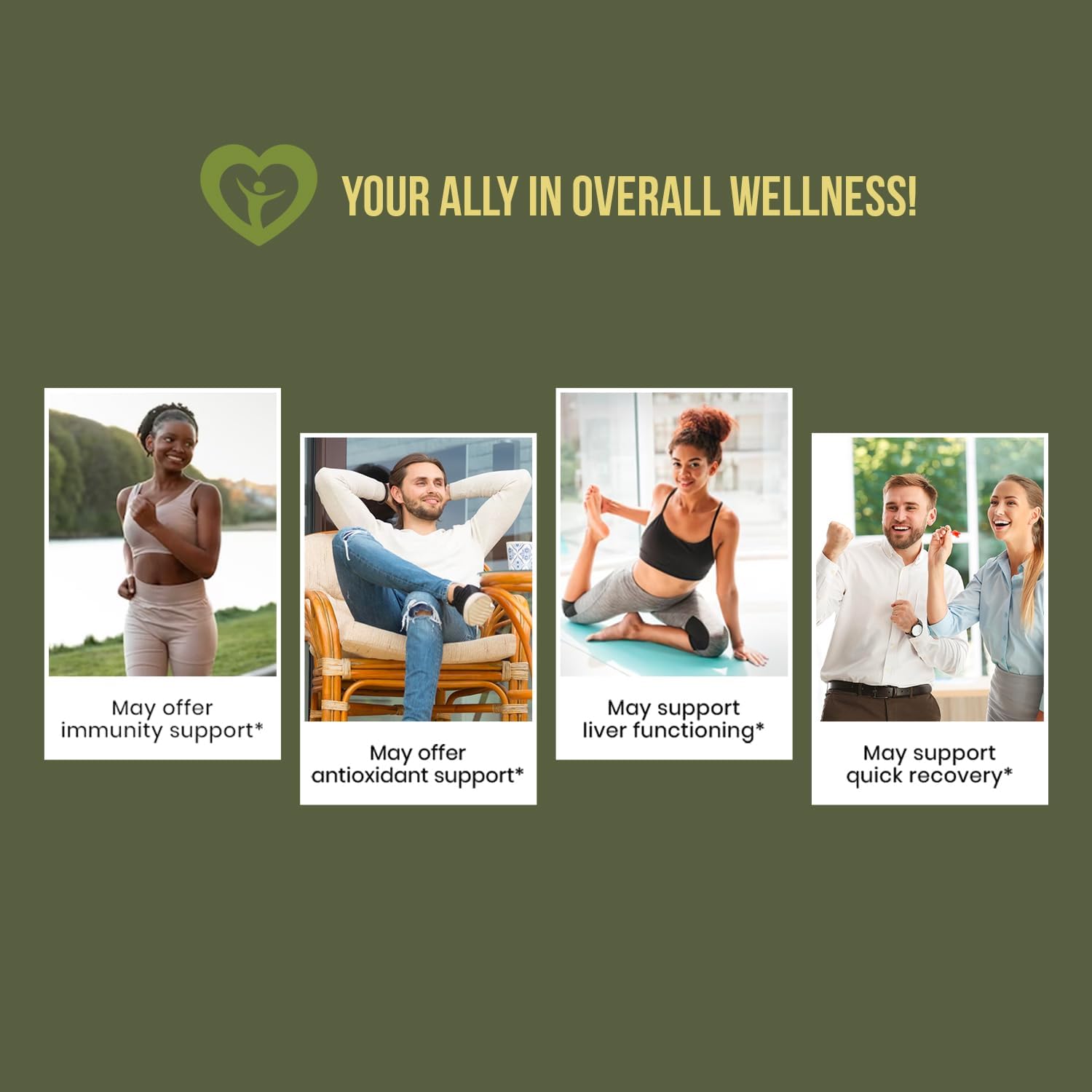 Ancient Bliss Joint Support Supplement with Glucosamine, Chondroitin, MSM for Men & Women - 90 Capsules