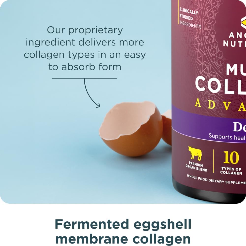 Ancient Nutrition Advanced Collagen Powder Protein Detox with Probiotics, Vitamin C - Unflavored, Hydrolyzed Peptides for Healthy Detox and Gut Support - 36 Servings