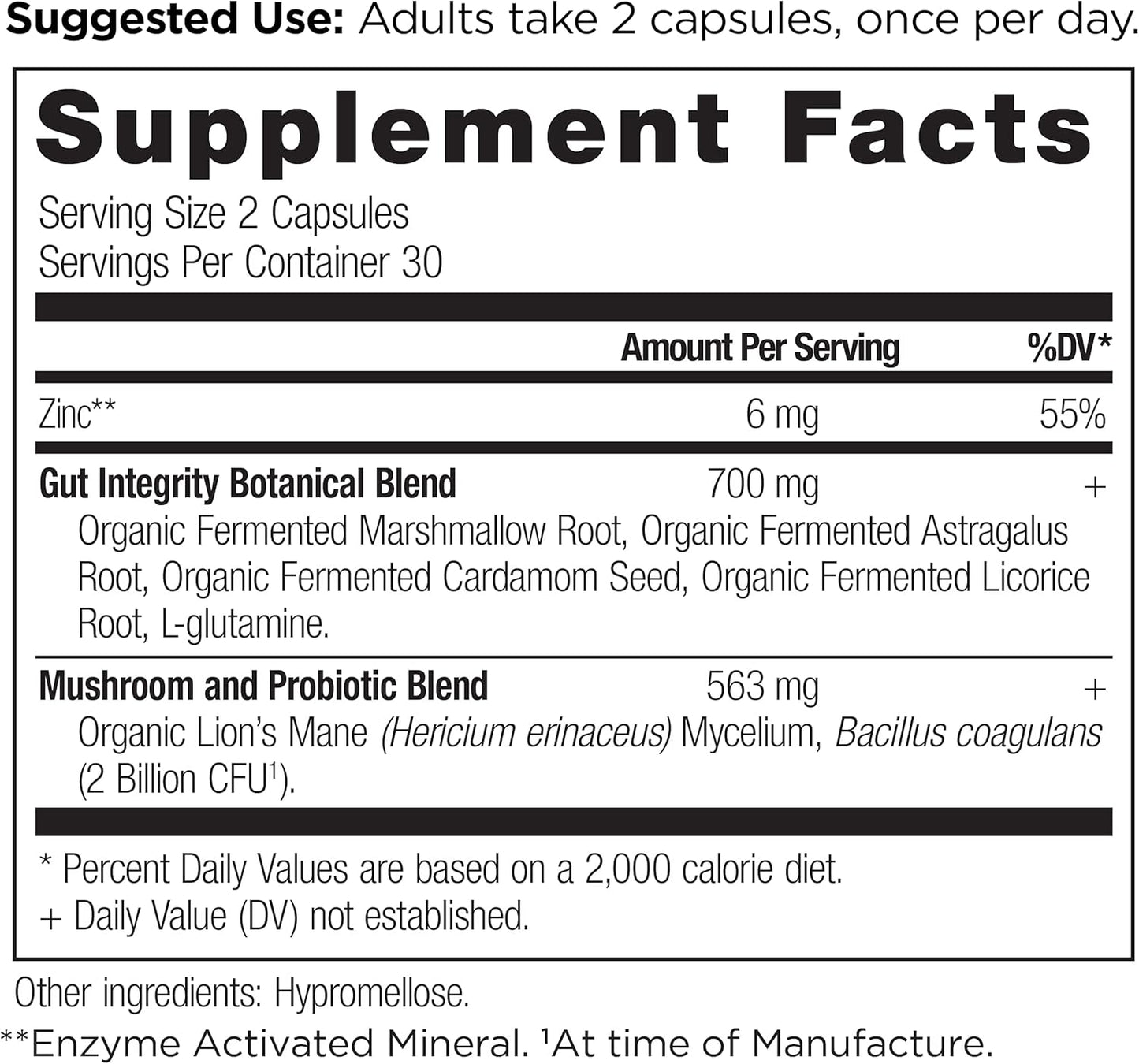 Ancient Nutrition Gut Health Supplement Capsules - 60 ct with Licorice Root, Astragalus, Marshmallow, L-Glutamine - Gluten Free, Paleo, Keto Friendly
