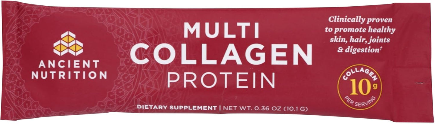 ANCIENT NUTRITION Multi Collagen Complex Powder Packet - 0.36 OZ - Varying Packaging