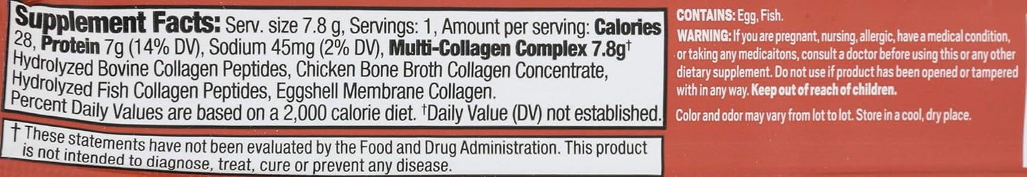 ANCIENT NUTRITION Multi Collagen Complex Powder Packet - 0.36 OZ - Varying Packaging