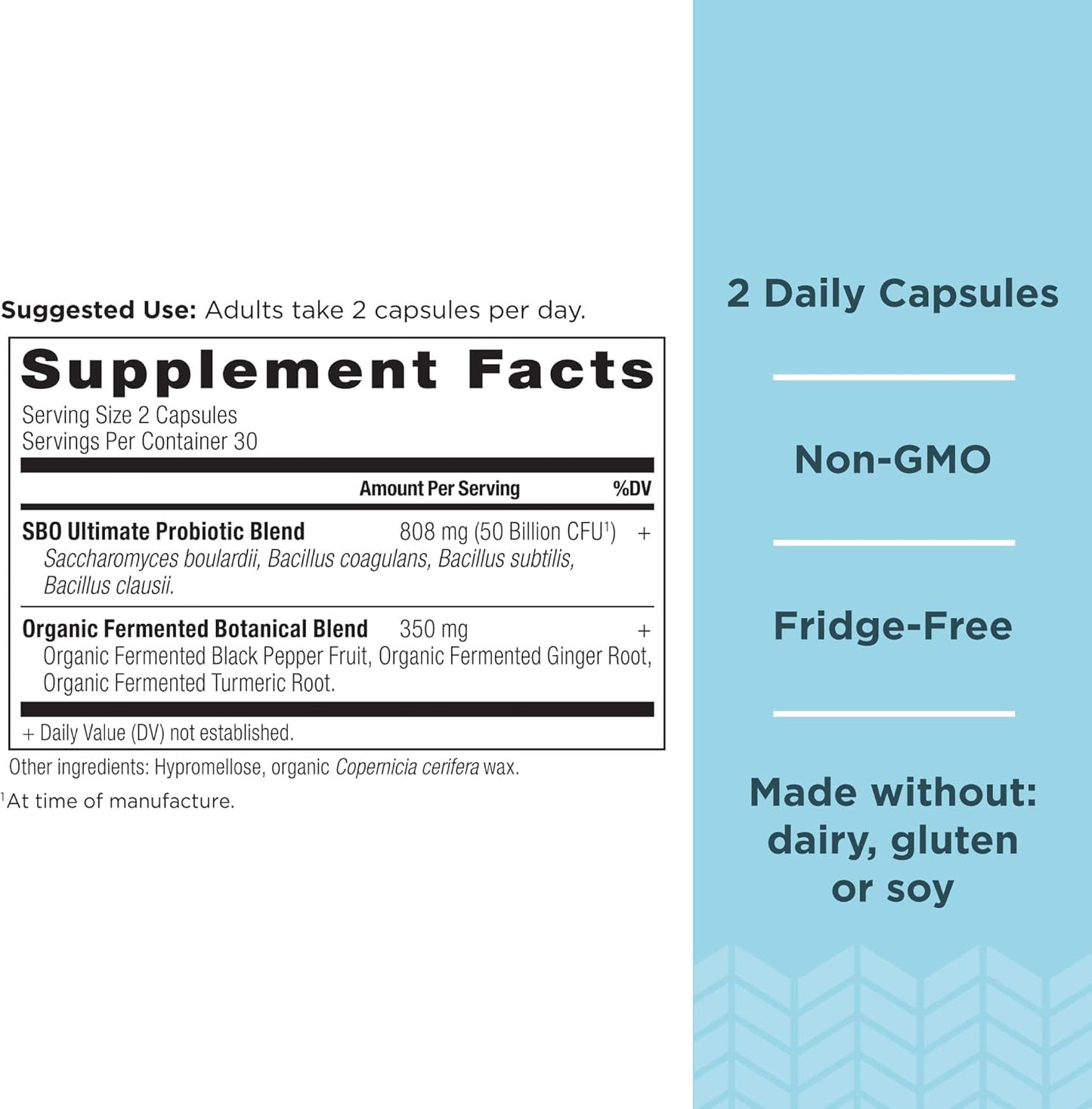 Ancient Nutrition Multi Collagen Protein Powder & SBO Ultimate Probiotics Bundle - Gut Health Support with 20 Servings + 60 Capsules