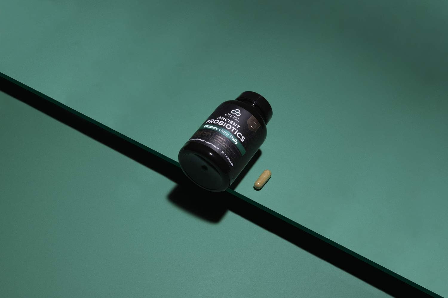 Ancient Nutrition Ultimate Probiotics with Turmeric, Ginger, and Fenugreek - Supports Digestion, Reduces Bloating and Diarrhea - 30 Capsules