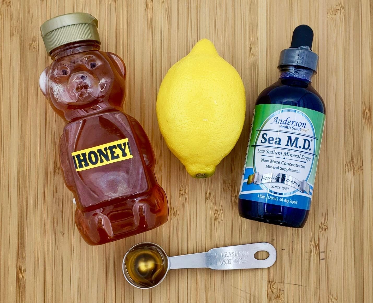 Anderson Sea M.D. Concentrated Trace Mineral Drops - Liquid Magnesium Supplement for Muscle Cramps and Joint Health - 4 fl oz, 60 Servings