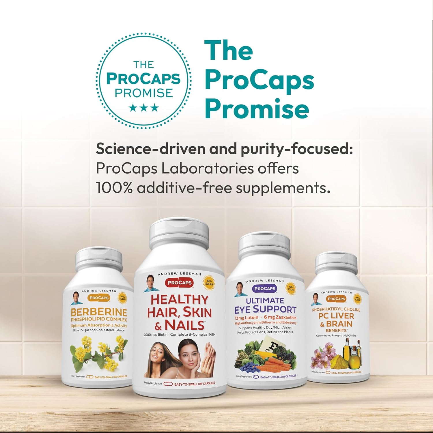 Andrew Lessman Vanilla Secure MCP Complete Meal Replacement - 30 Servings, Low-Calorie, High Marine Collagen Peptides, Skin & Joint Health