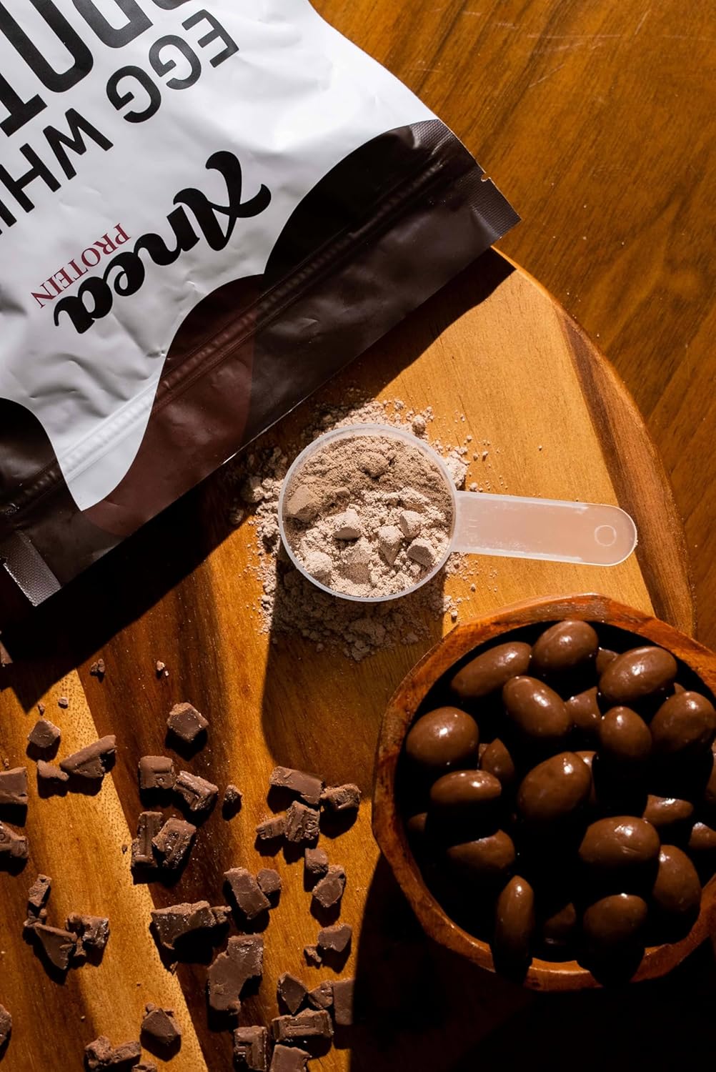 Anea Egg White Protein Powder - Dairy, Gluten, and Fat Free with 25g Protein, Amino Acids, and High Biological Value - Chocolate Flavor - 1.5 Pound Pack