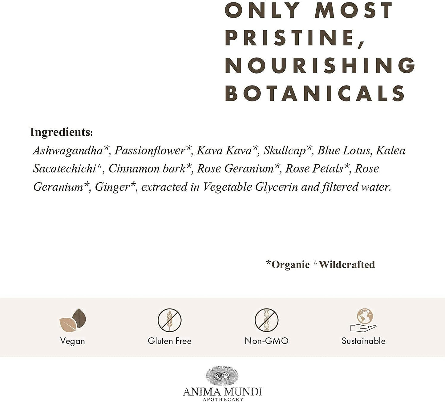 Anima Mundi Apothecary Lucid Dream Elixir: Third Eye Tonic for Visionary Sleep (2 oz)