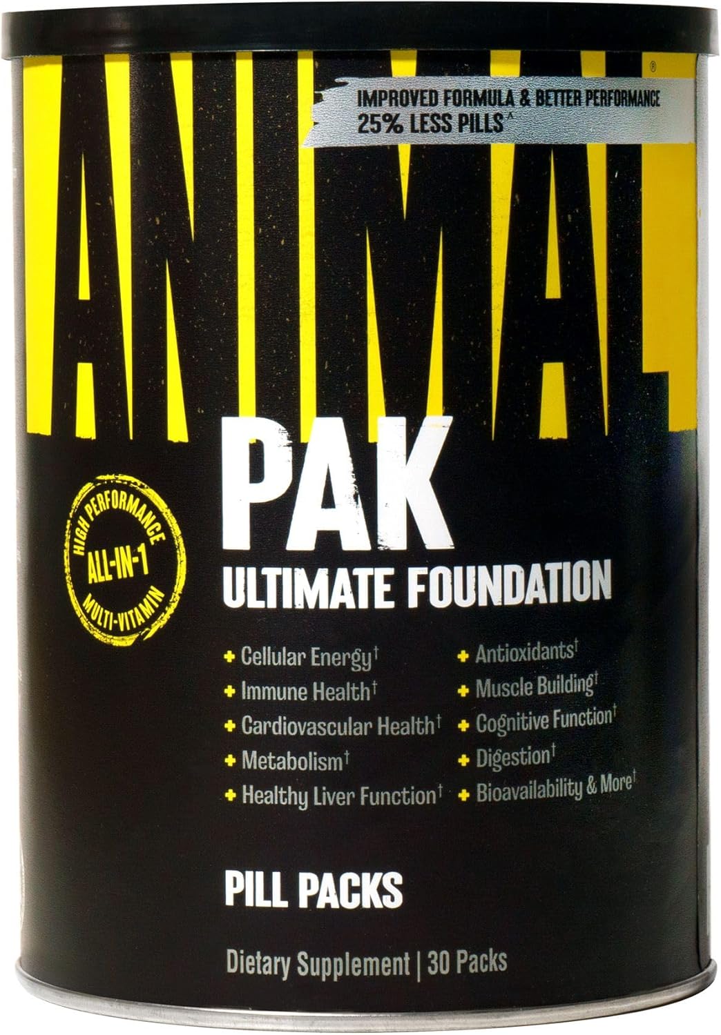 Animal Pak Flex - All-in-One Joint Support with Turmeric Root Curcumin - 44 Pack