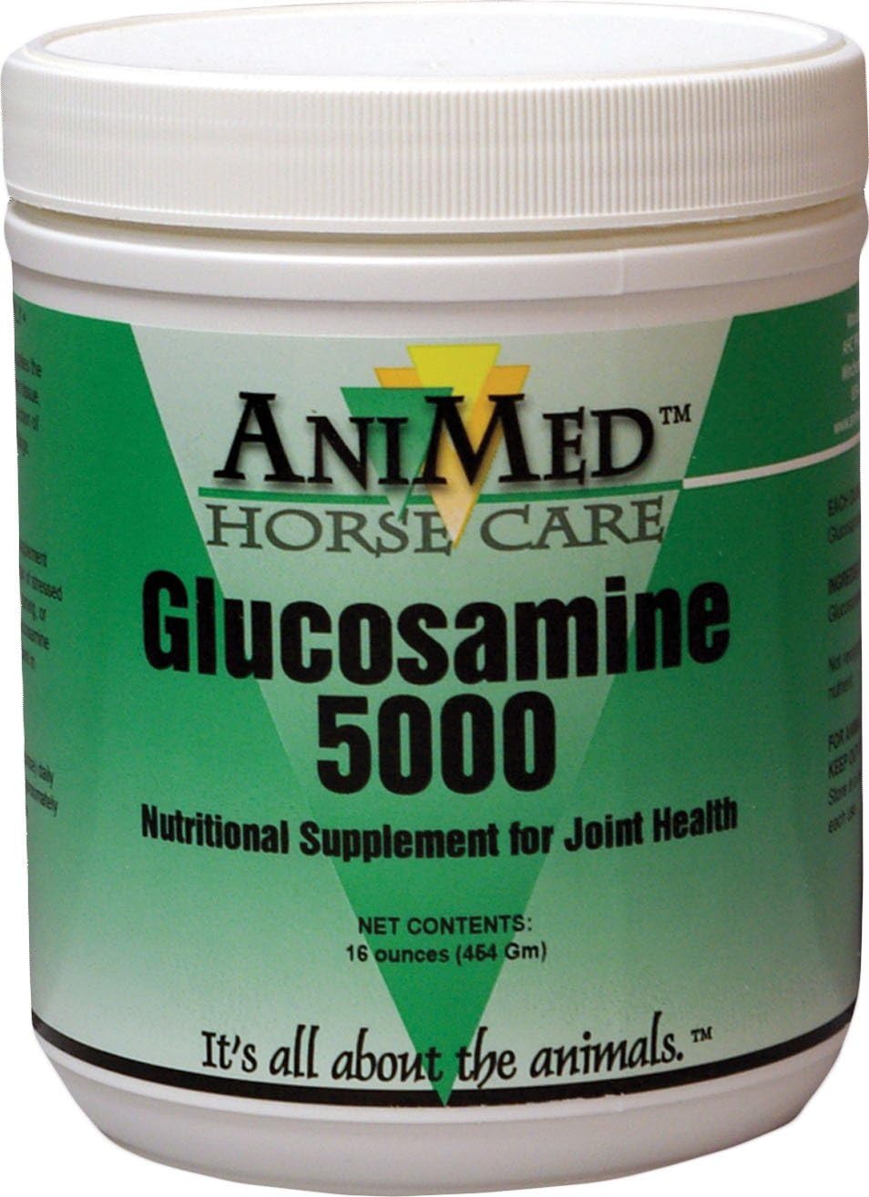 AniMed 16 oz Horse Glucosamine 5000 Supplement: Joint Support for Equine Health