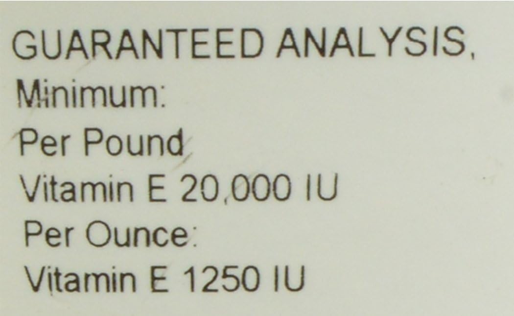 AniMed Vitamin E Powder 5lb - High Potency 1250 IU/OZ Formula for Horse Health