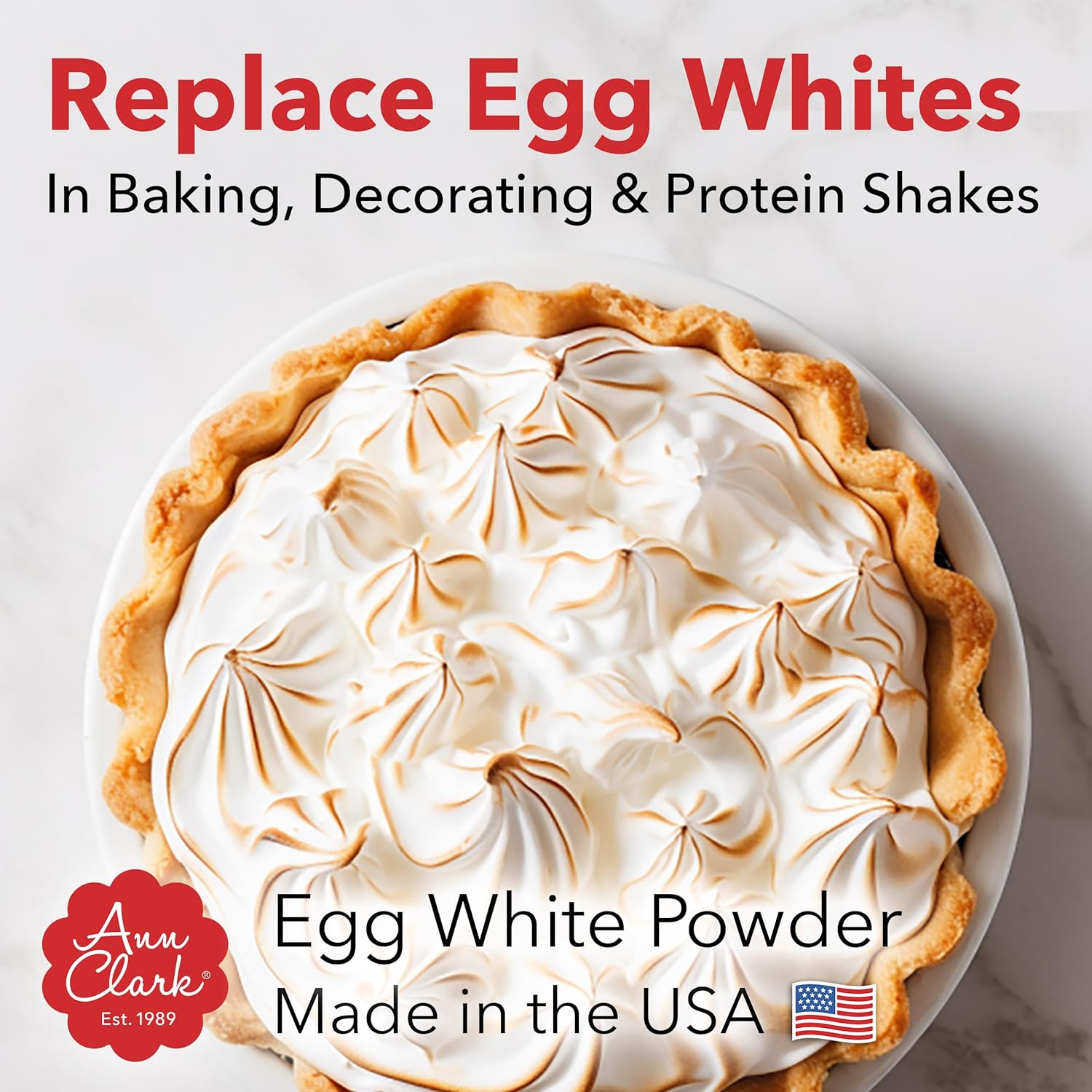 Ann Clark All Natural 100% Egg White Protein Powder - 2 Lbs, Made in USA by Ann Clark Cookie Cutters